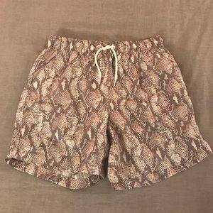 Urban Outfitters Snake Print Swim Shorts Men’s M